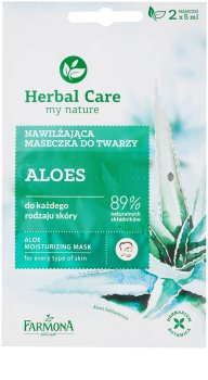 Farmona Herbal Care Aloe máscara hidratante para todos os tipos de pele