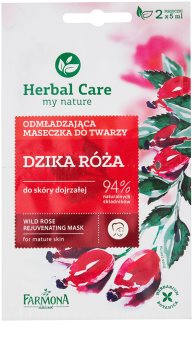 Farmona Herbal Care Wild Rose omladzujúca maska pre zrelú pleť
