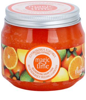 Farmona Magic Time Citrus Euphoria esfoliante corporal regenerador com açucar