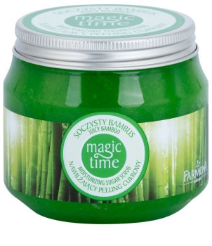 Farmona Magic Time Juicy Bamboo tělový peeling s cukrem pro hydrataci a vypnutí pokožky