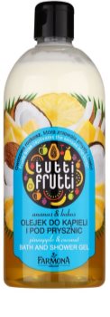 Farmona Tutti Frutti Pineapple & Coconut sprchový a kúpeľový gélový olej