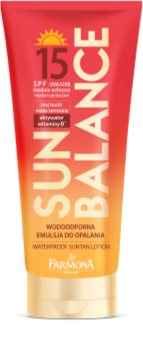 Farmona Sun Balance lapte de corp pentru soare rezistent la apa SPF 15