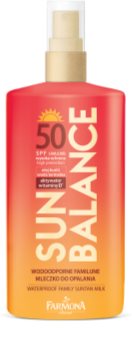 Farmona Sun Balance mleczko do opalania dla całej rodziny SPF 50