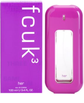 Fcuk 3 Her toaletní voda pro ženy 100 ml