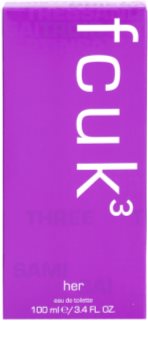 Fcuk Fcuk 3 Her eau de toilette pentru femei 100 ml