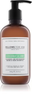 Fellows for Him Coconut & Lime šampon na vlasy a vousy