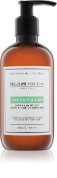 Fellows for Him Coconut & Lime kondicionér na vlasy a vousy