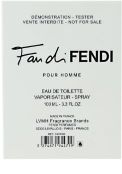 Fendi Fan di Fendi Pour Homme toaletní voda tester pro muže 100 ml