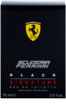 Ferrari Scuderia Ferrari Black Signature toaletná voda pre mužov 75 ml
