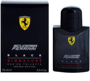Ferrari Scuderia Ferrari Black Signature toaletná voda pre mužov 75 ml