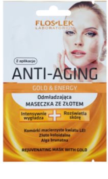 FlosLek Laboratorium Anti-Aging Gold & Energy masque rajeunissant à l'or