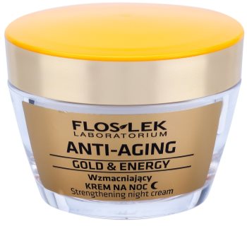 FlosLek Laboratorium Anti-Aging Gold & Energy wzmacniający krem na noc