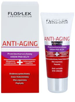 FlosLek Laboratorium Anti-Aging Hyaluronic Therapy regenerační oční krém s vyhlazujícím efektem