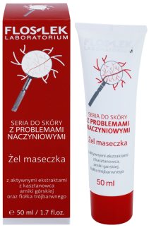 FlosLek Laboratorium Dilated Capillaries mascarilla-gel de noche para eliminar rojeces