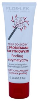 FlosLek Laboratorium Dilated Capillaries exfoliante enzimático para pieles sensibles y con rojeces