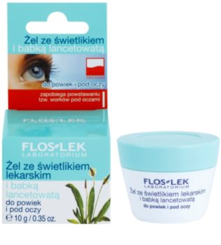 FlosLek Laboratorium Eye Care gel contour des yeux au plantain et euphraise