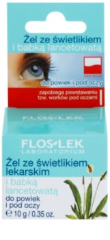 FlosLek Laboratorium Eye Care gel contour des yeux au plantain et euphraise