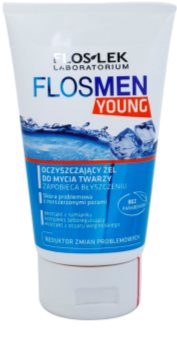 FlosLek Laboratorium FlosMen Young gel nettoyant matifiant