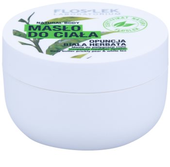 FlosLek Laboratorium Natural Body Prickly Pear & White Tea regenerační tělové máslo s hydratačním účinkem