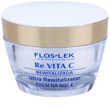 FlosLek Laboratorium Re Vita C 40+ intenzivna nočna krema za revitalizacijo kože