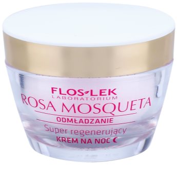 FlosLek Laboratorium Rosa Mosqueta Rejuvenation 50+ інтенсивний нічний крем для відновлення шкіри