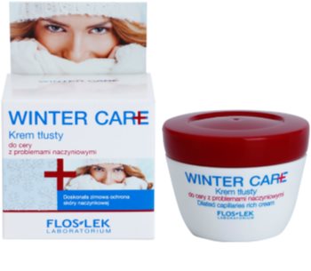 FlosLek Laboratorium Winter Care crema protectora enriquecida para pieles sensibles con tendencia a las rojeces