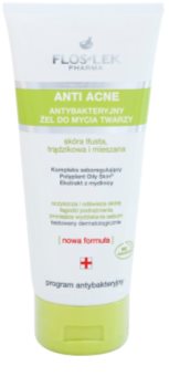 FlosLek Pharma Anti Acne gel limpiador antibacteriano sin parabenos