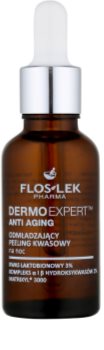 FlosLek Pharma DermoExpert Acid Peel soin de nuit rajeunissant effet exfoliant