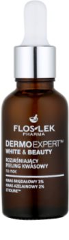 FlosLek Pharma DermoExpert Acid Peel rozjasňující noční péče proti pigmentovým skvrnám