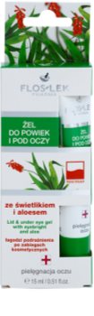 FlosLek Pharma Eye Care gel contour des yeux à l'euphraise et aloe vera