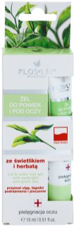 FlosLek Pharma Eye Care gel contour des yeux à l'euphraise et thé vert