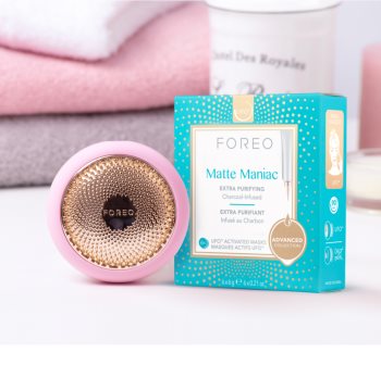 FOREO UFO™ Matte Maniac masque purifiant au charbon actif effet mat
