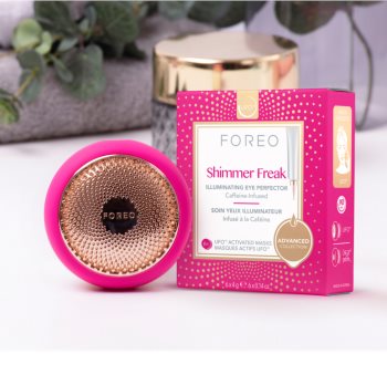 FOREO UFO™ Shimmer Freak maska za posvetlitev proti oteklinam in temnim kolobarjem