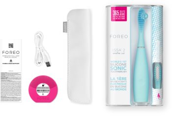 FOREO Issa™ 2 Sensitive Schallzahnbürste aus Silikon für empfindliches Zahnfleisch