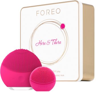 FOREO Gift Set Here & There kozmetická sada I. (pre dokonalé vyčistenie pleti)