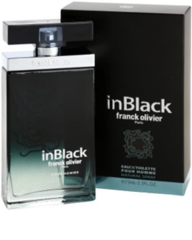 Franck Olivier In Black Pour Homme Eau de Toilette for Men 75 ml