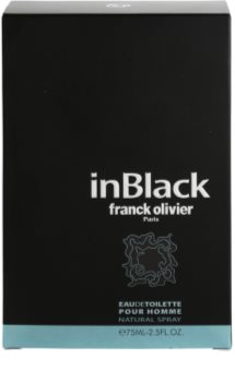 Franck Olivier In Black Pour Homme Eau de Toilette for Men 75 ml