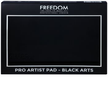 Freedom Pro Artist Pad Black Arts paleta farduri de ochi cu oglinda mica