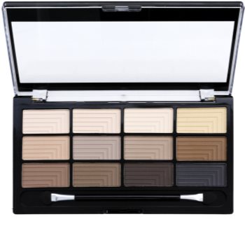 Freedom Pro 12 Audacious Mattes paleta de sombras de ojos con aplicador