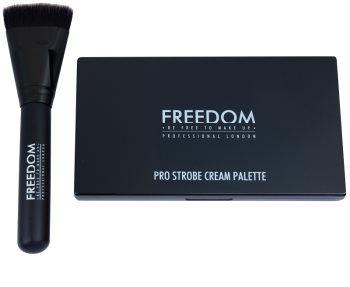 Freedom Pro Cream Strobe paleta za konture obraza s čopičem