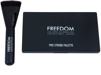 Freedom Pro Powder Strobe paleta za konture obraza s čopičem