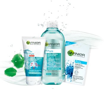 Garnier Pure exfoliante limpiador 3 en 1