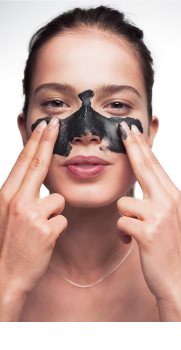 Garnier Pure Active masque noir pour le visage contre les points noirs et l’acné, avec du charbon actif 3 en 1