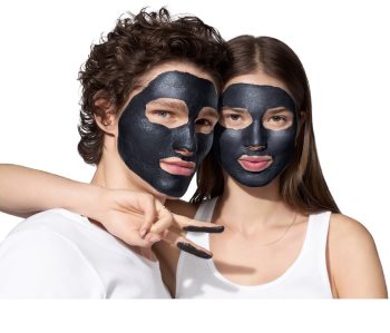Garnier Pure Active masque noir pour le visage contre les points noirs et l’acné, avec du charbon actif 3 en 1