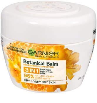 Garnier Botanical baume nourrissant 3 en 1 à l'extrait de miel et cire d'abeille
