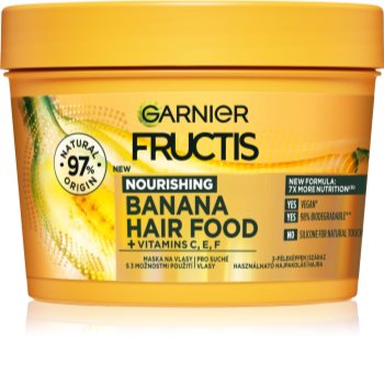 Garnier Fructis Banana Hair Food voedend masker voor droog haar