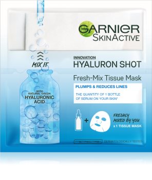 Garnier Skin Naturals Fresh Mix Mask Hyaluron maska za suho kožo