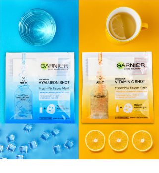 Garnier Skin Naturals Fresh Mix Mask Hyaluron maska za suho kožo