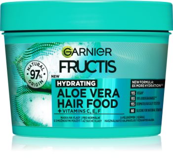Garnier Fructis Aloe Vera Hair Food vlažilna maska za normalne do suhe lase
