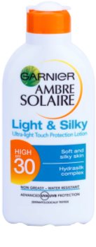 Garnier Ambre Solaire Light & Silky mleczko do opalania SPF 30